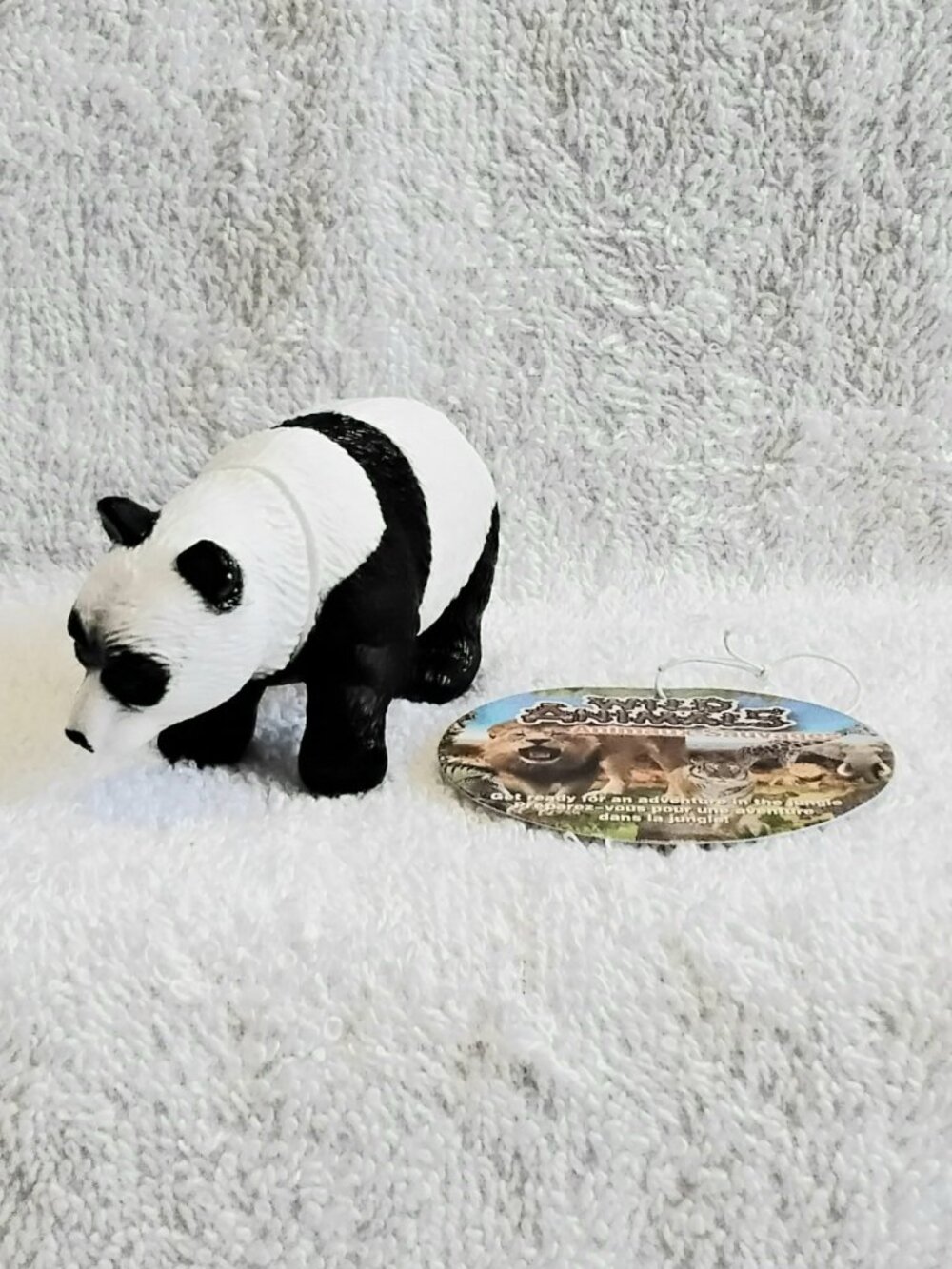 4/$20 High Quality Large 4" Long Wild Animals Panda BNWT!!